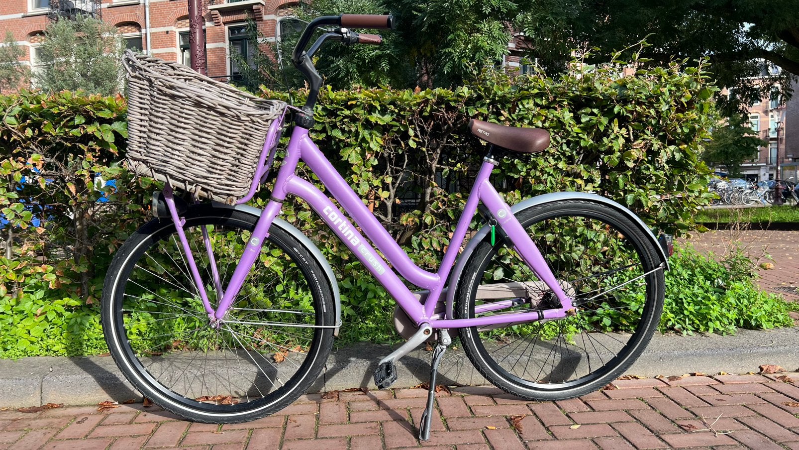 Paarse Cortina Crush met 3 versnellingen, Gebruikt, Versnellingen, 56 cm of meer, Ophalen