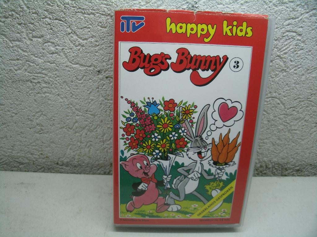 vhs 102a bugs bunny 3, Cd's en Dvd's, VHS | Kinderen en Jeugd, Alle leeftijden, Ophalen of Verzenden, Zo goed als nieuw