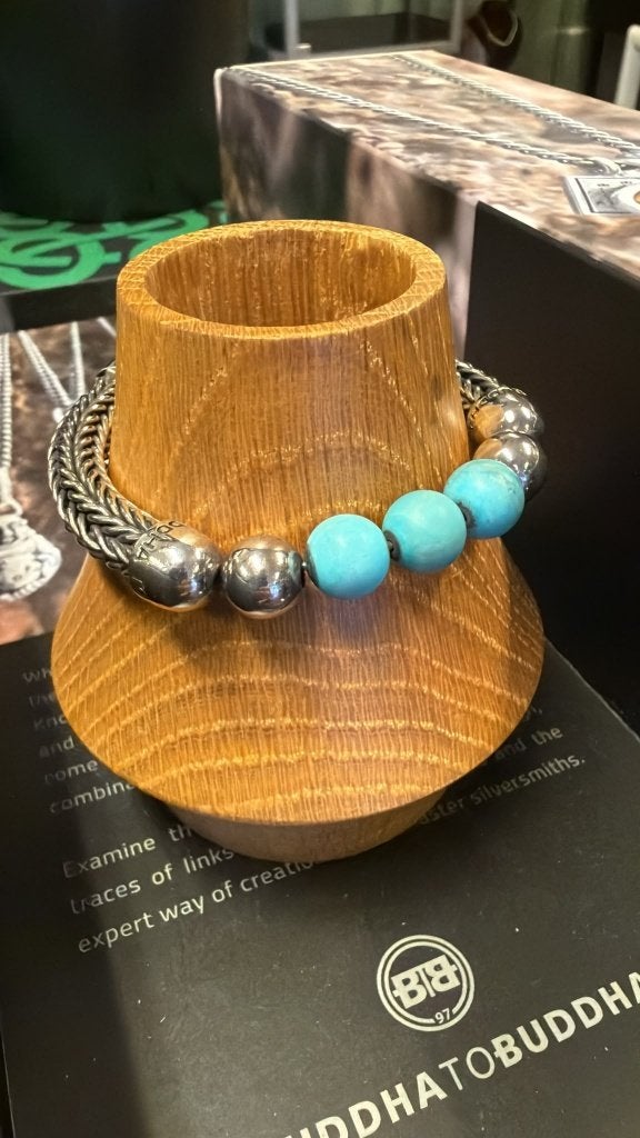 BUDDHA TO BUDDHA ARMBAND TYPE 632TQ E ELLEN BEADS € 349,95, Ophalen of Verzenden, Zo goed als nieuw, Zilver, Zilver