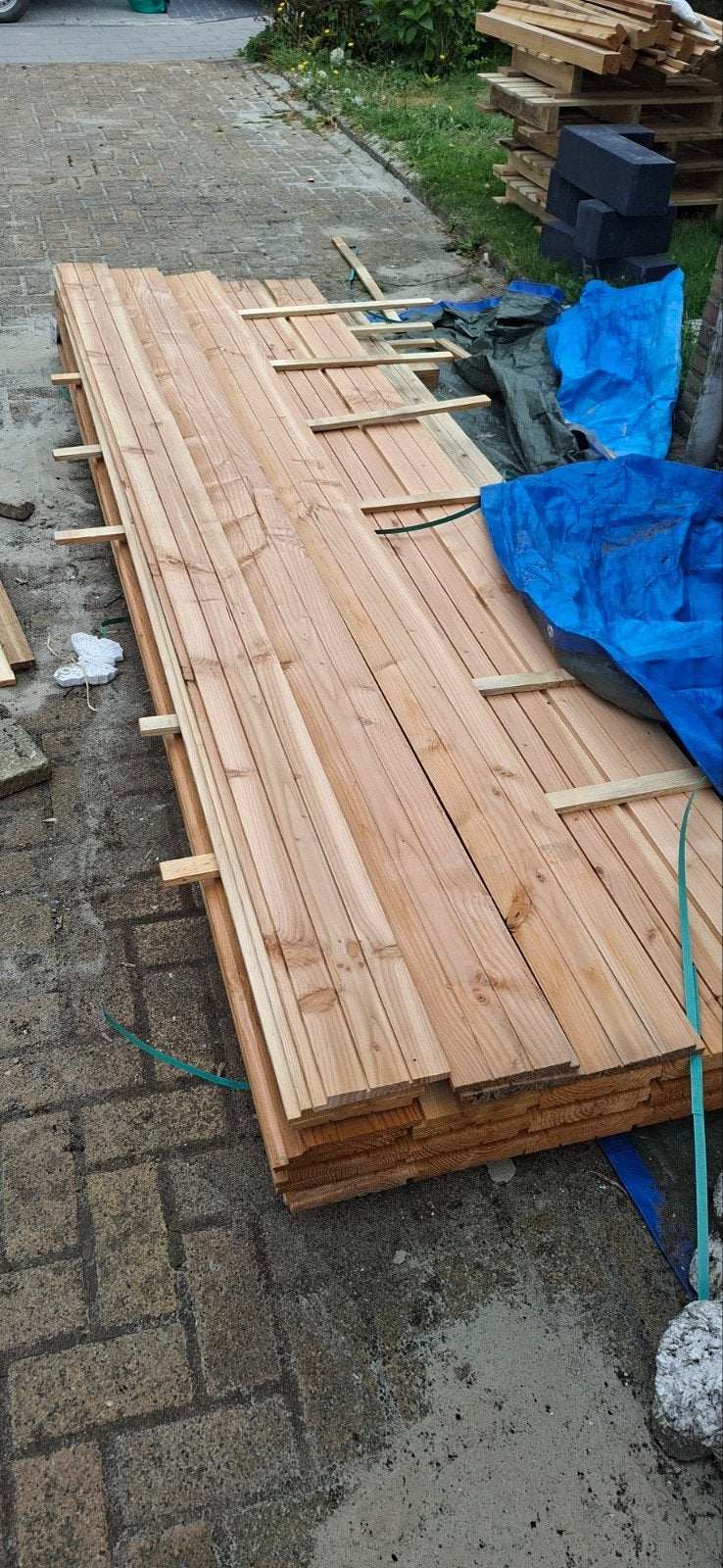 Douglas Zweeds Rabat 3m, Tuin en Terras, Ophalen, Nieuw, 250 cm of meer, Planken