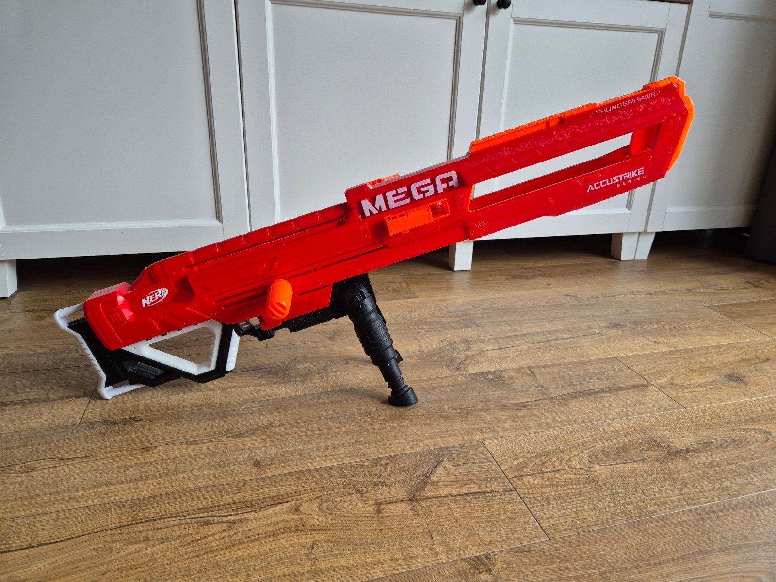 Nerf Mega Thunderhawk Accustrike Series Blaster, Ophalen of Verzenden, Gebruikt, Jongen of Meisje