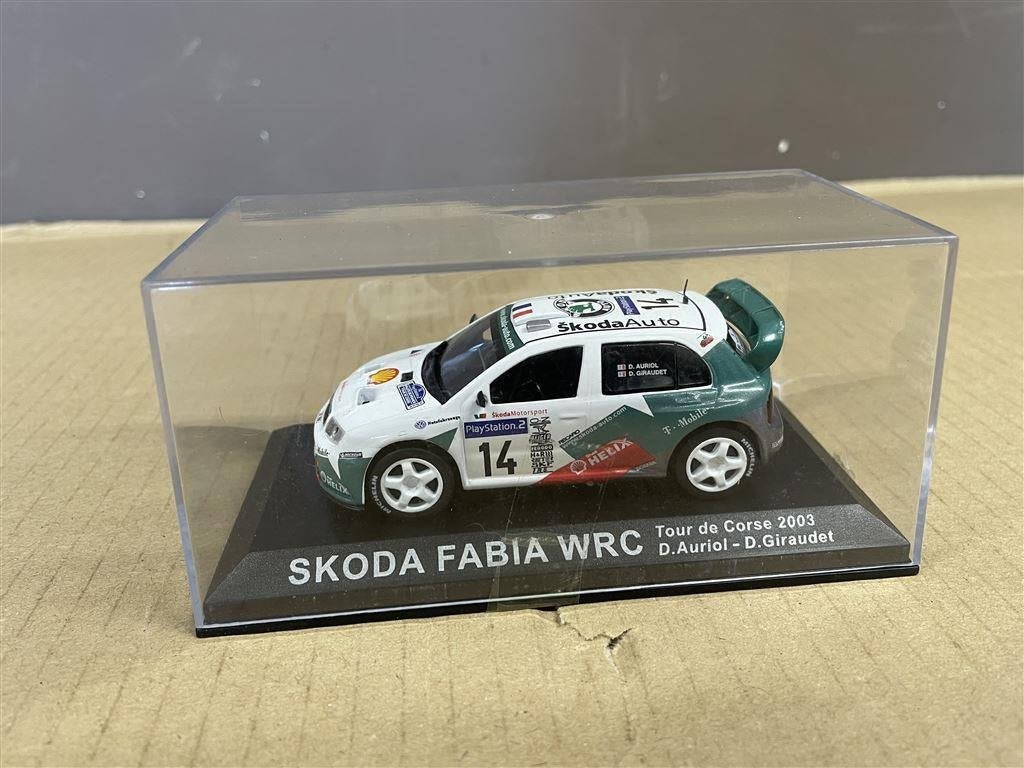 rally auto - Skoda Fabia WRC - Tour de corse 2003 d.Auriol -, Ophalen of Verzenden, Zo goed als nieuw, Auto
