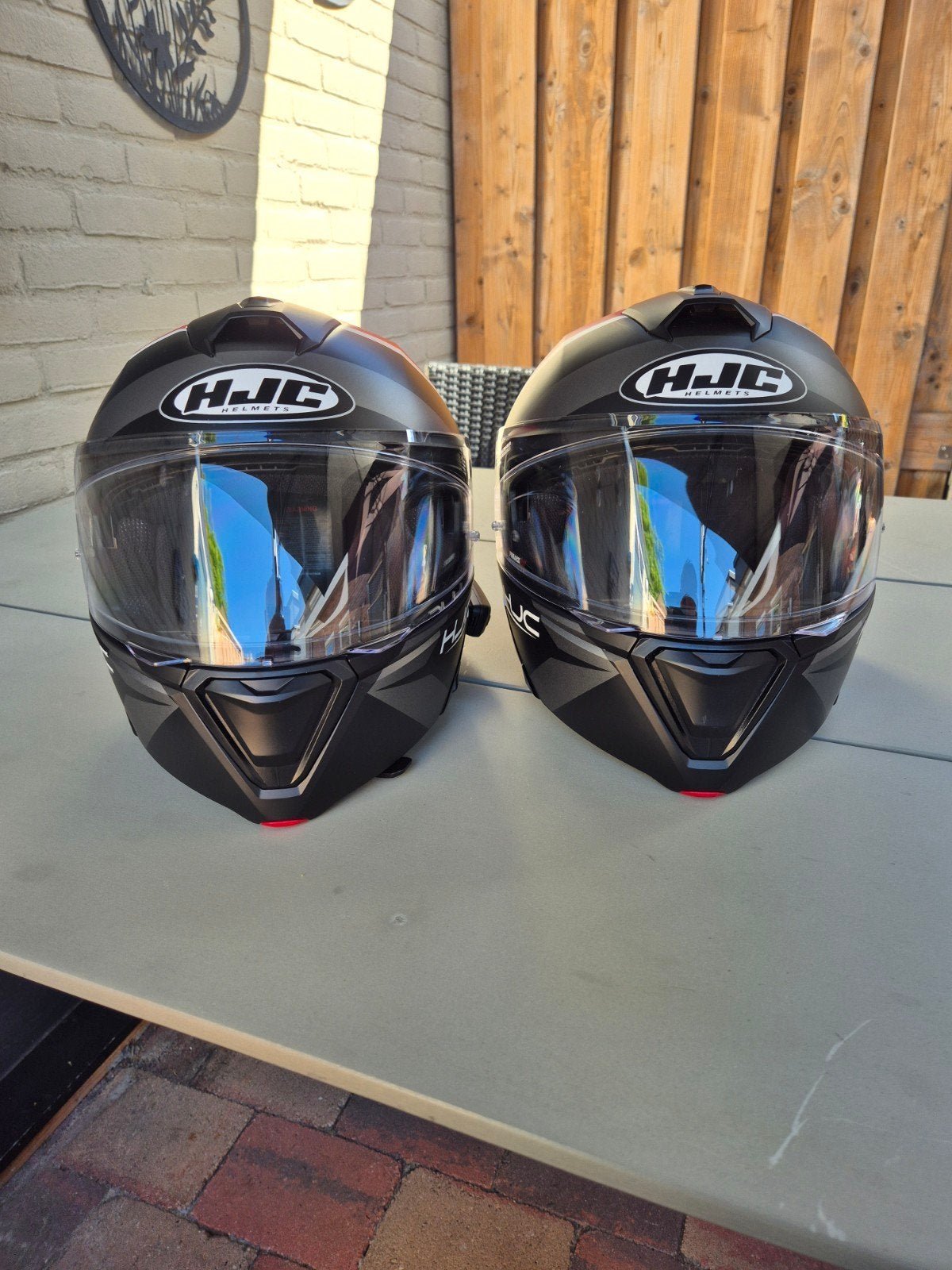 3x gedragen met Headset maat l en m 1binnenkant verstelbaar, Ophalen, Nieuw zonder kaartje, Integraalhelm, HJC