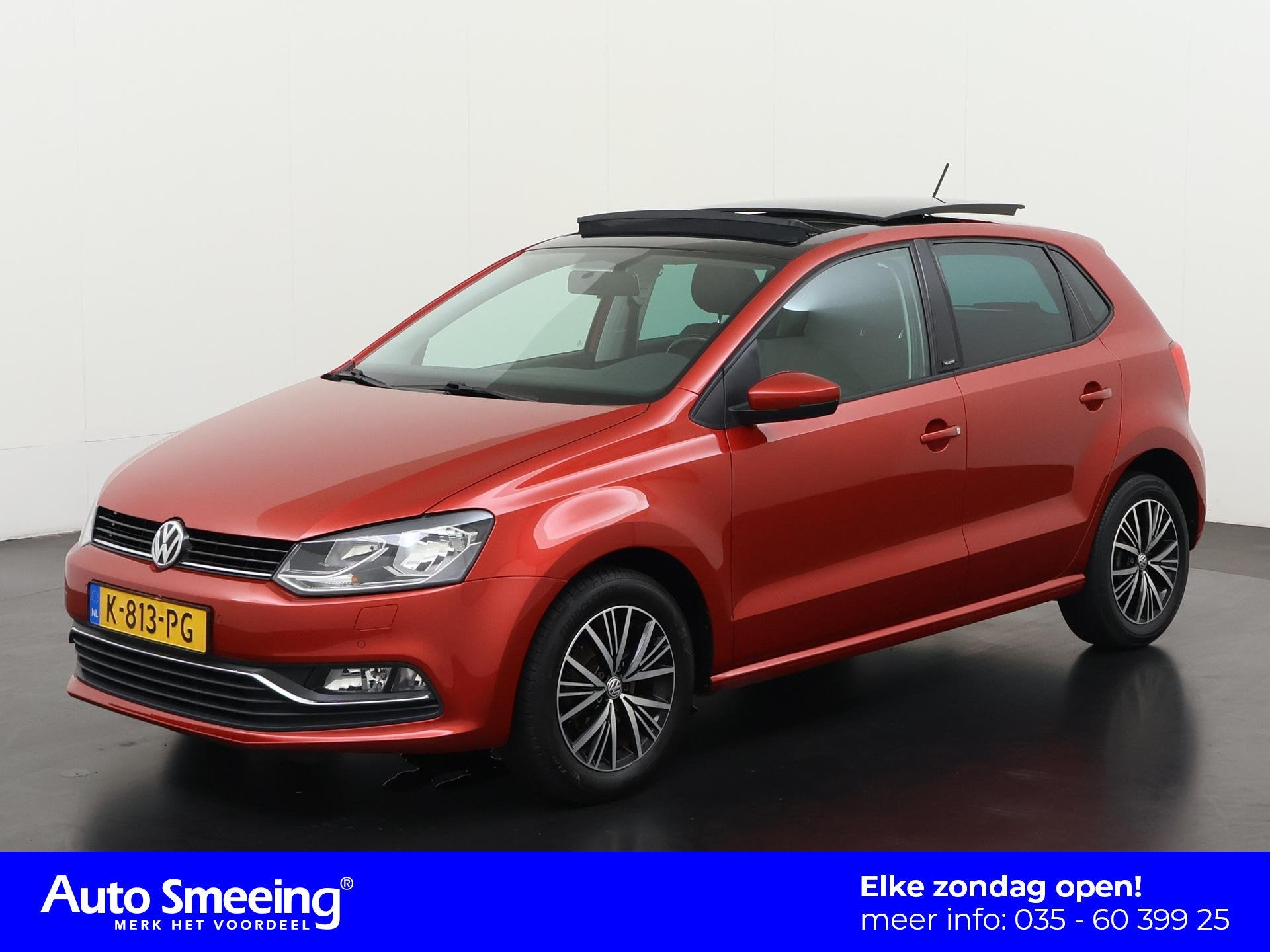 Volkswagen Polo 1.0 Allstar | Schuifdak | Stoelverwarming |, Auto's, Voorwielaandrijving, 12 maanden, Stof, Euro 6