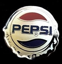 Pepsi kroonkurk pin, Verzenden, Nieuw, Merk, Speldje of Pin