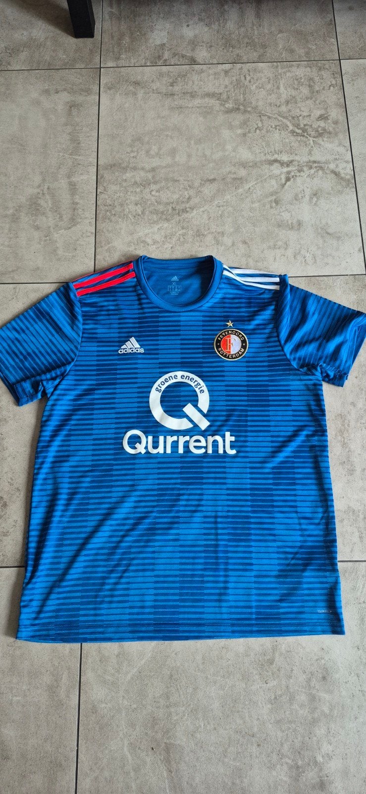 Feyenoord shirt- Maat XL, Blauw, Maat 56/58 (XL), Ophalen of Verzenden, Adidas