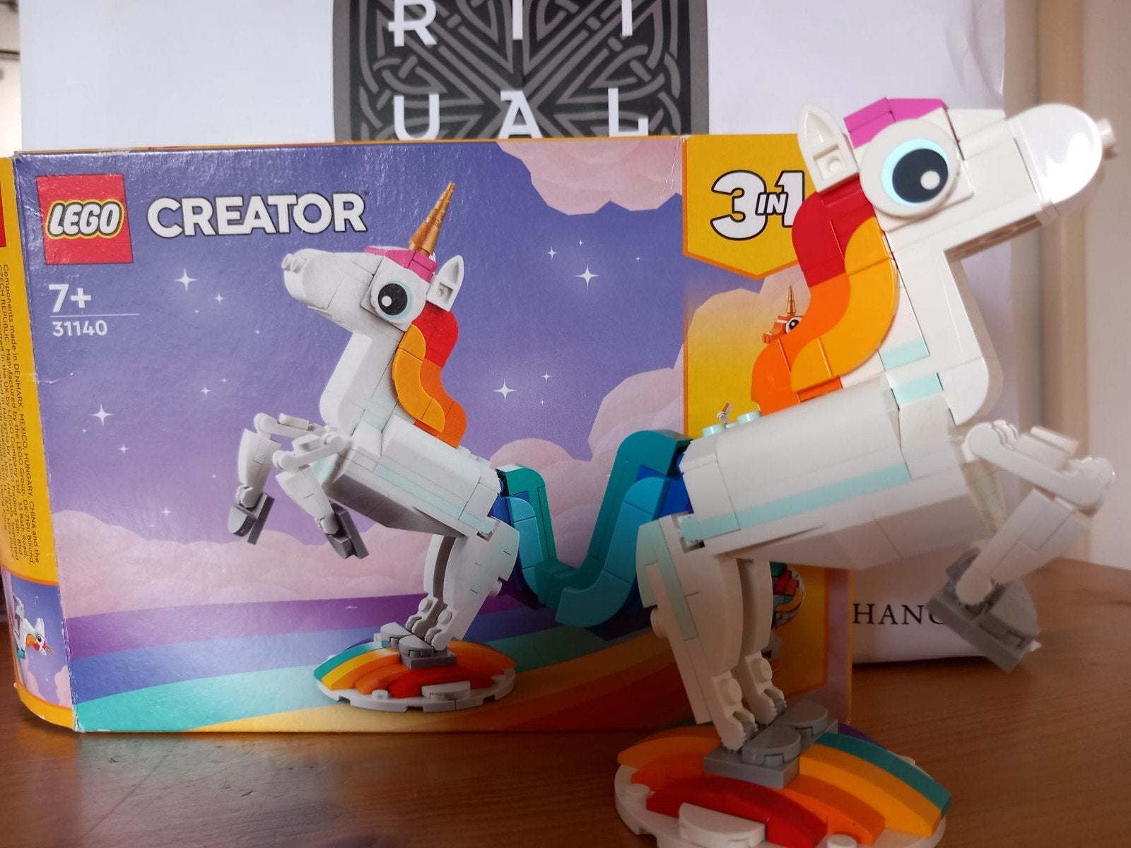 LEGO Creator 3in1 Magisch Eenhoorn Speelgoed (31140), Ophalen of Verzenden, Zo goed als nieuw, Overige merken