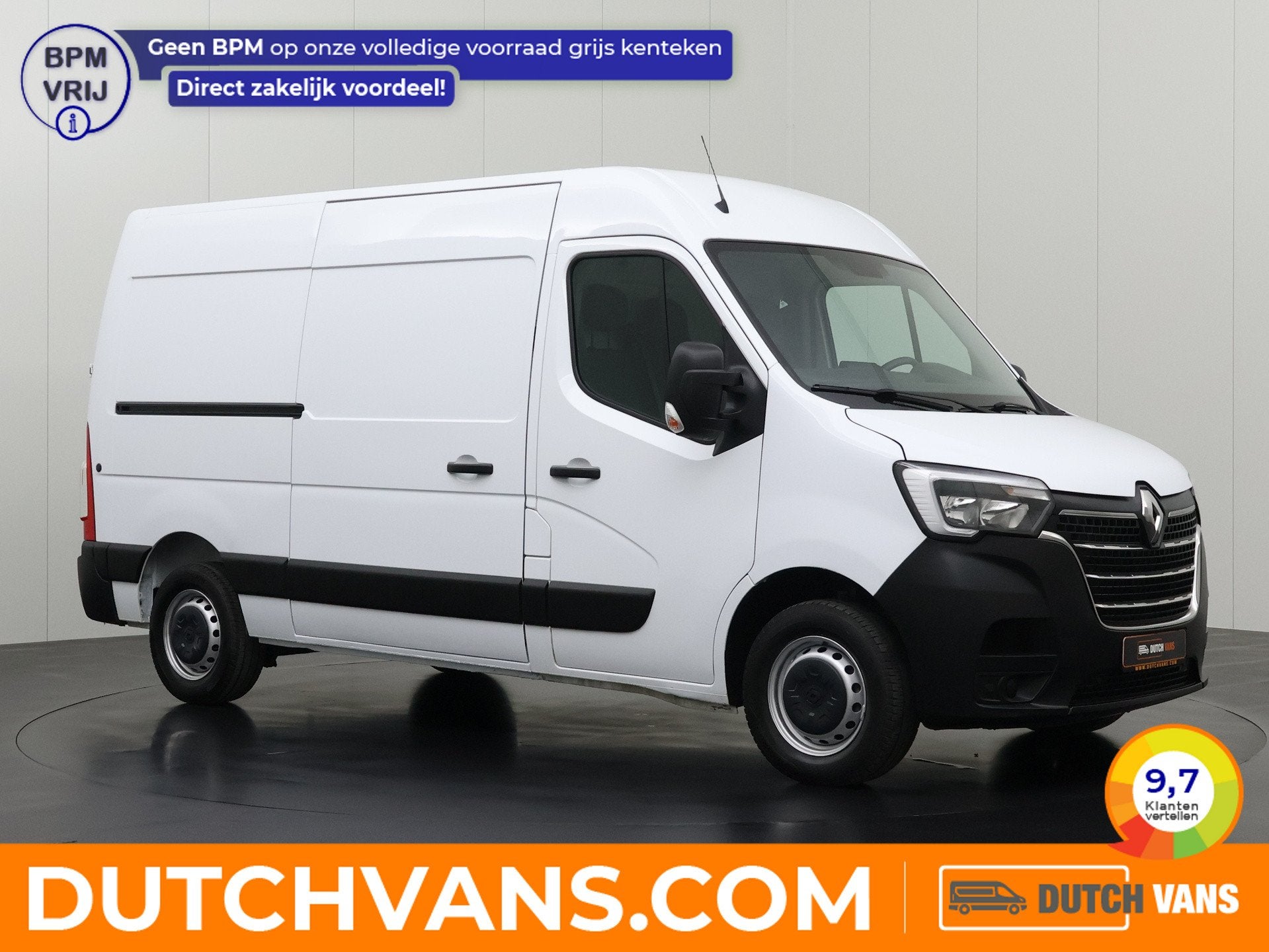 Renault Master 2.3DCi 135PK L2H2 | Multimedia | Navigatie |, Voorwielaandrijving, Dealer onderhouden, 135 pk, Gebruikt