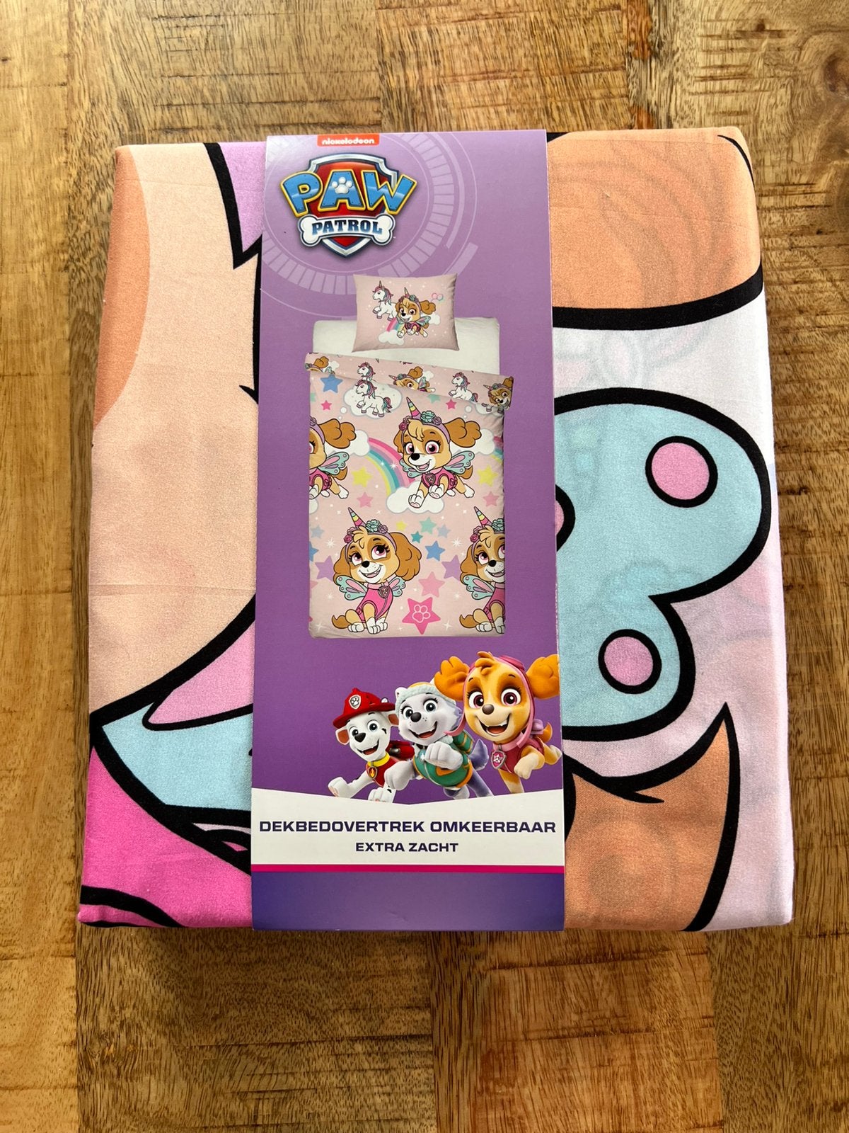 Paw Patrol dekbedovertrk 140x200cm, Jongetje of Meisje, Wit, Nieuw, Ophalen of Verzenden