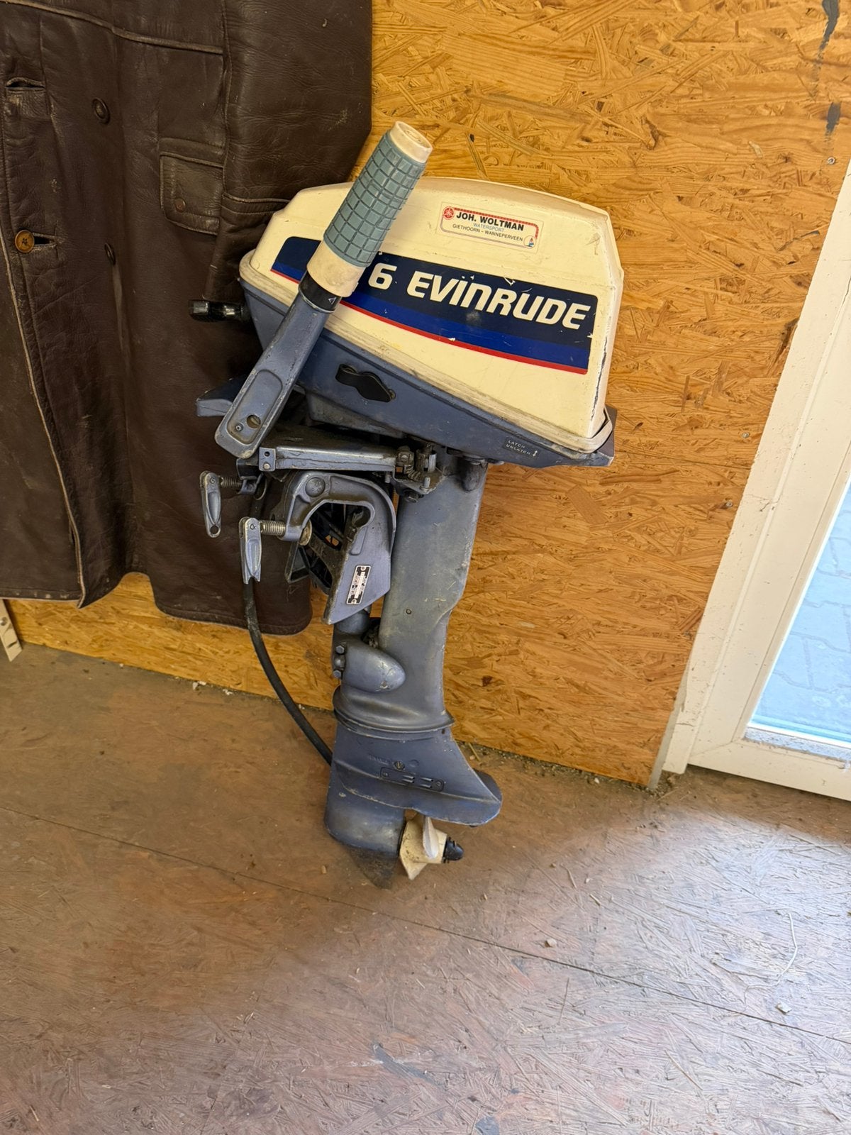 Evinrude 6 pk met handgas, Watersport en Boten, Ophalen, Gebruikt, A, Motor en Techniek