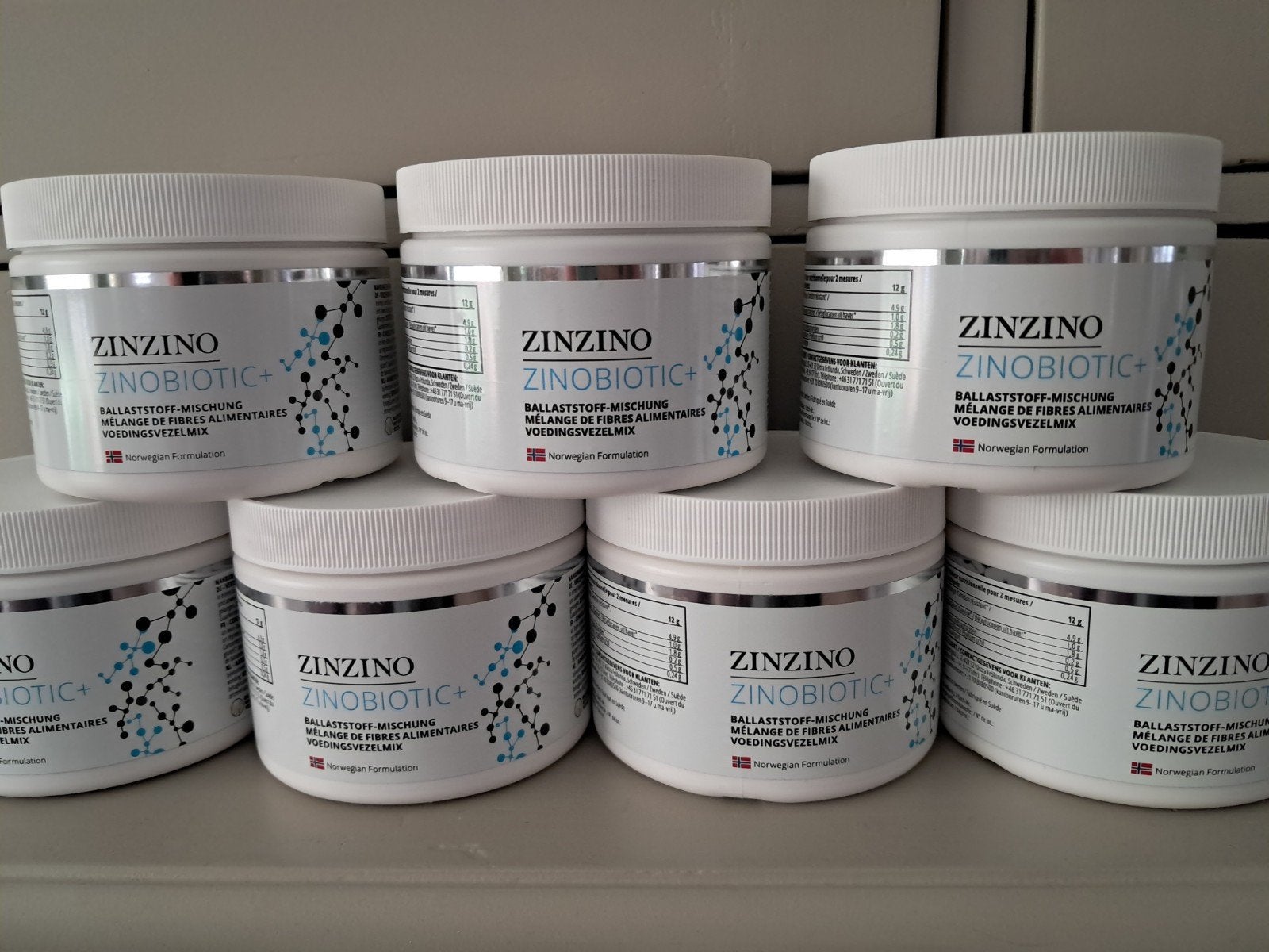 3 potten Zinzino Zinobiotic+ Voedingsvezelmix - Nieuw, Ophalen of Verzenden, Nieuw, Poeder of Drank