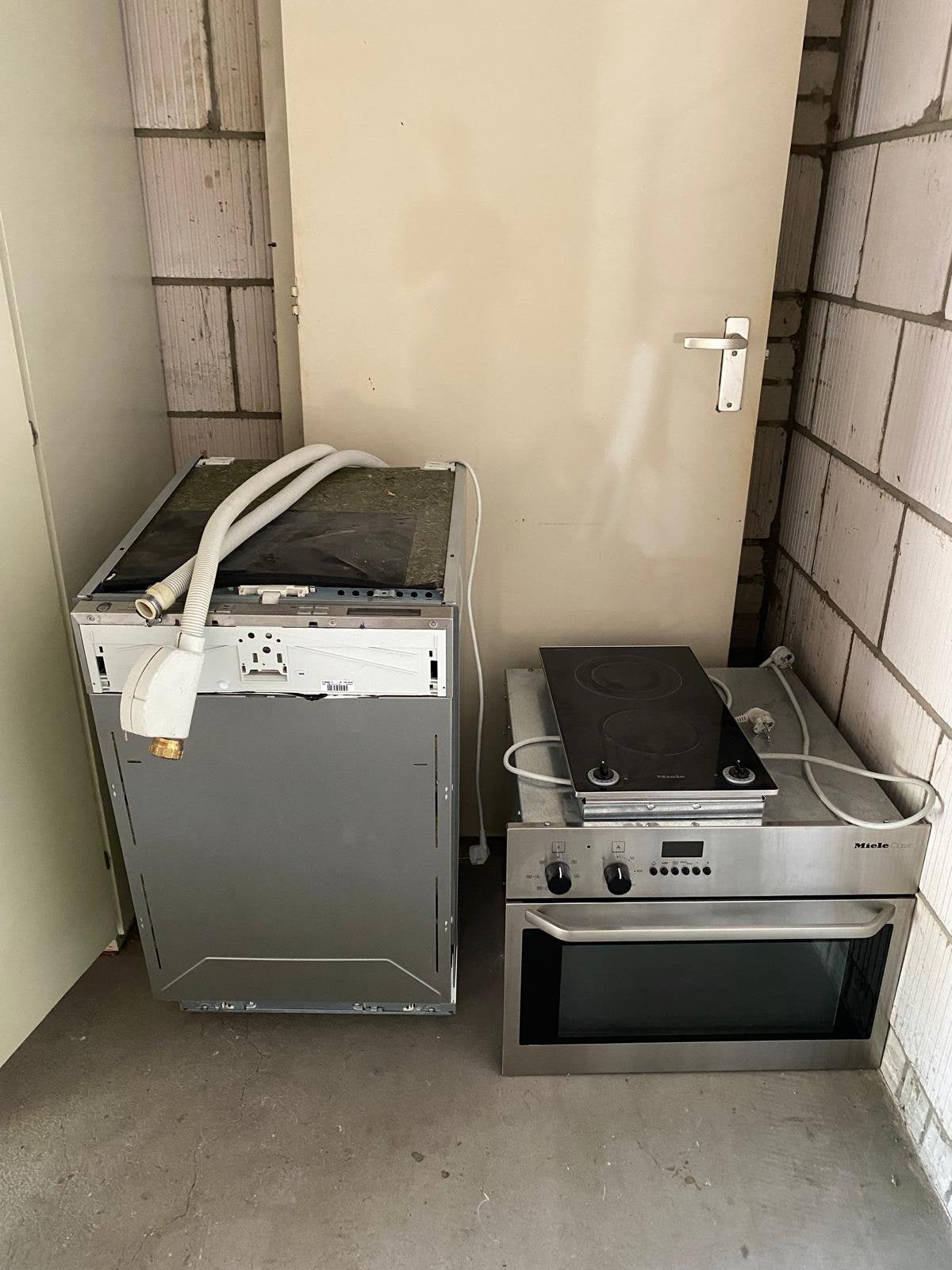 Miele inbouw vaatwasmachine, Ophalen, Gebruikt, Inbouw, Minder dan 85 cm