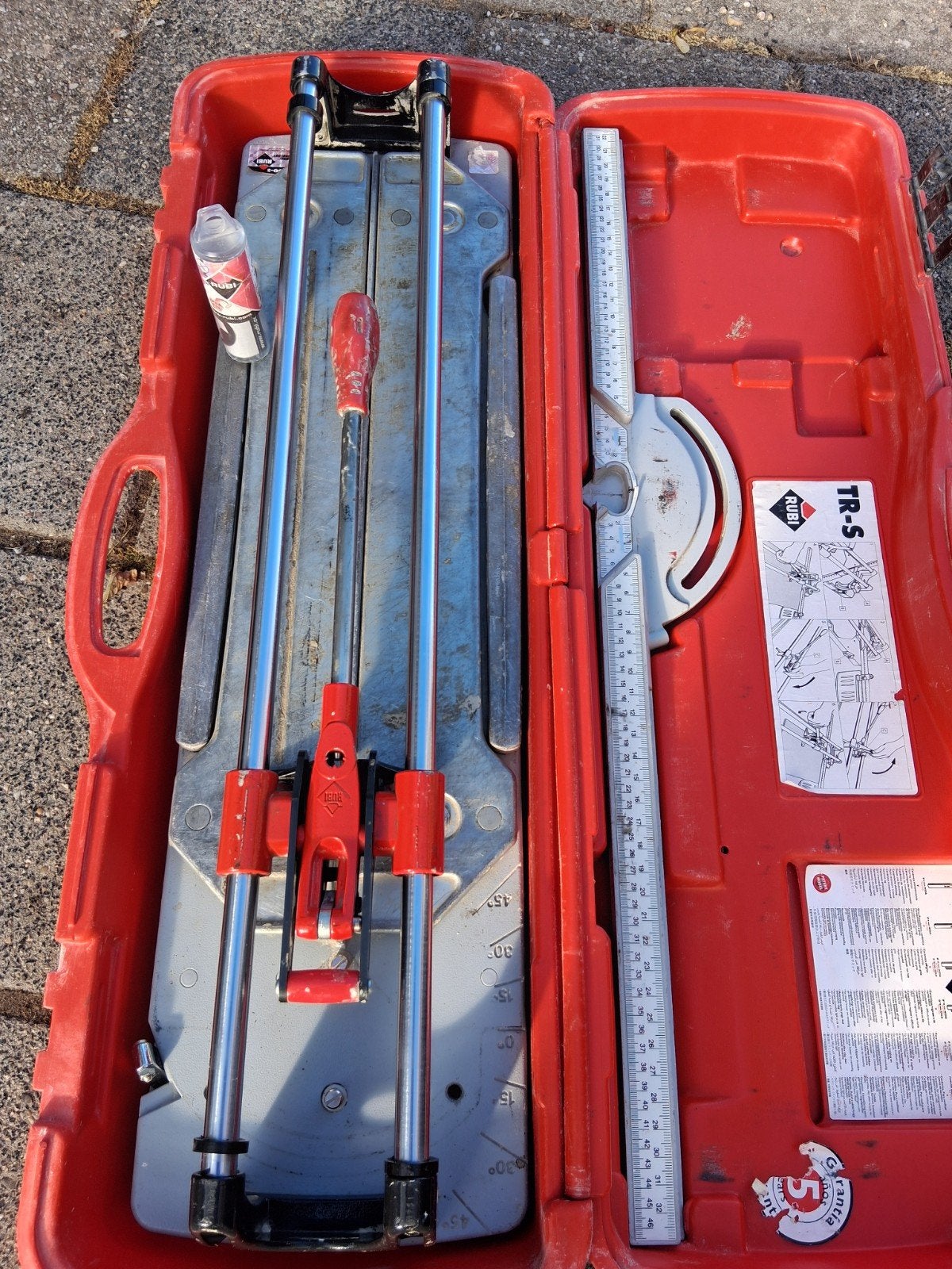 Tegelsnijder Rubi TR600, Ophalen, 60 cm of meer, 10 m² of meer, Vloertegels
