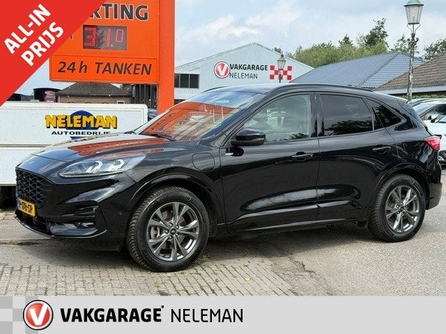 FORD Kuga 2.5 PHEV e-CVT 225pk Vignale rijklaarprijs bovag-g, 12 maanden, Gebruikt, 4 cilinders, Zwart