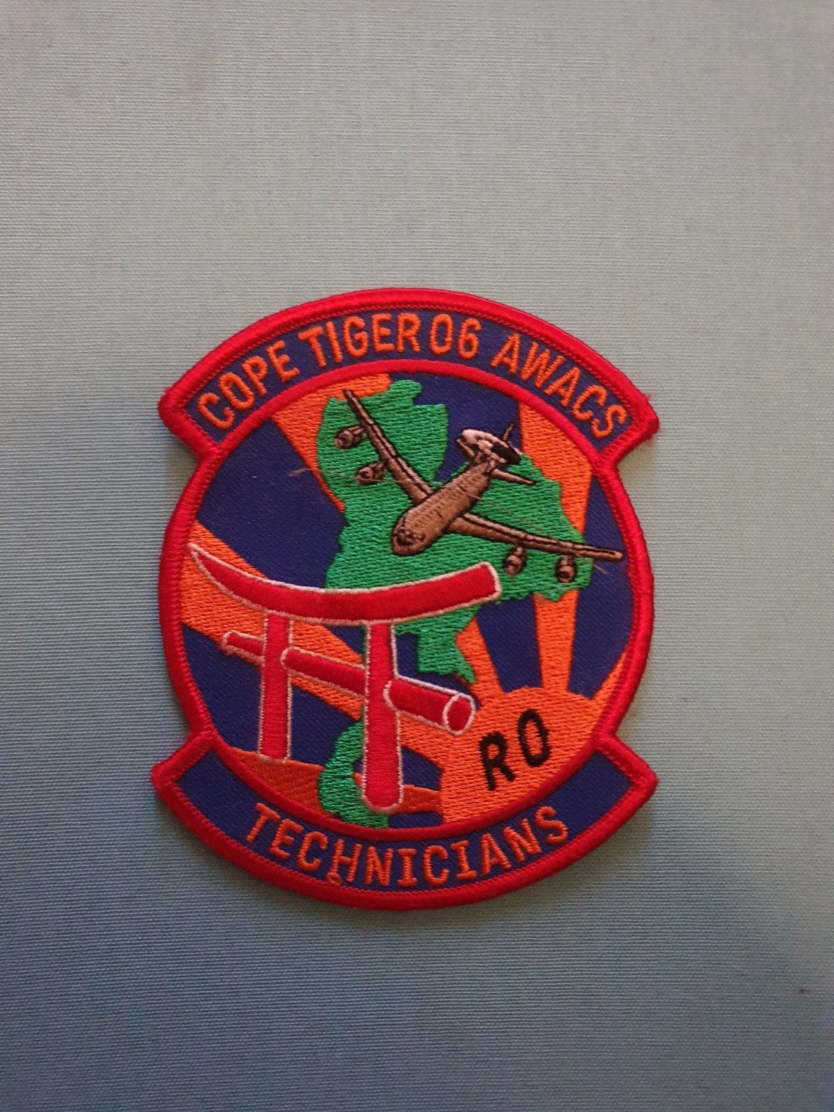 Awacs embleem 1, Ophalen of Verzenden, Luchtmacht, Nederland, Embleem of Badge