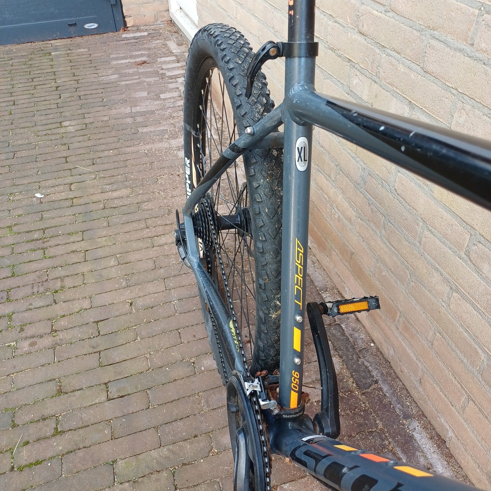 scott aspect 950 antraciet, Gebruikt, Heren, Aluminium, Overige maten