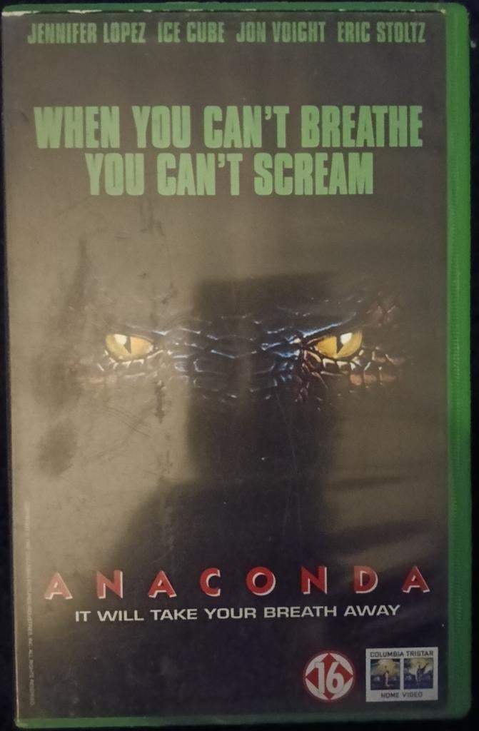 Anaconda vhs, Alle leeftijden, Ophalen of Verzenden, Gebruikt, Horror