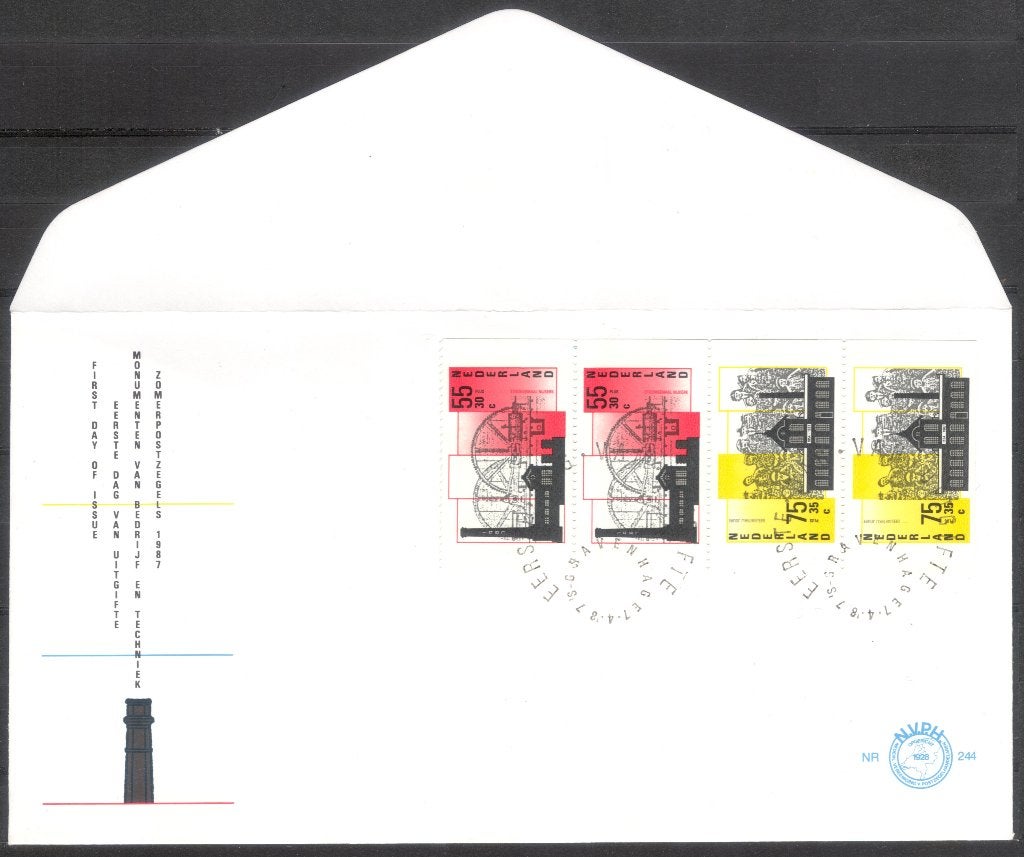E244a - zomer 1987 - monumenten bedrijf en techniek - boekje, Verzenden, Onbeschreven, Nederland