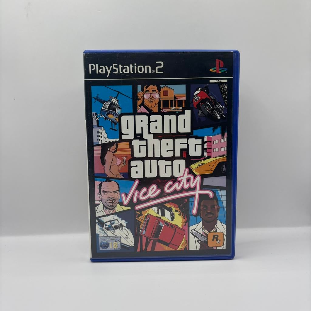 Grand Theft Auto Vice City PlayStation 2, Vanaf 18 jaar, 1 speler, Racen en Vliegen, Sony