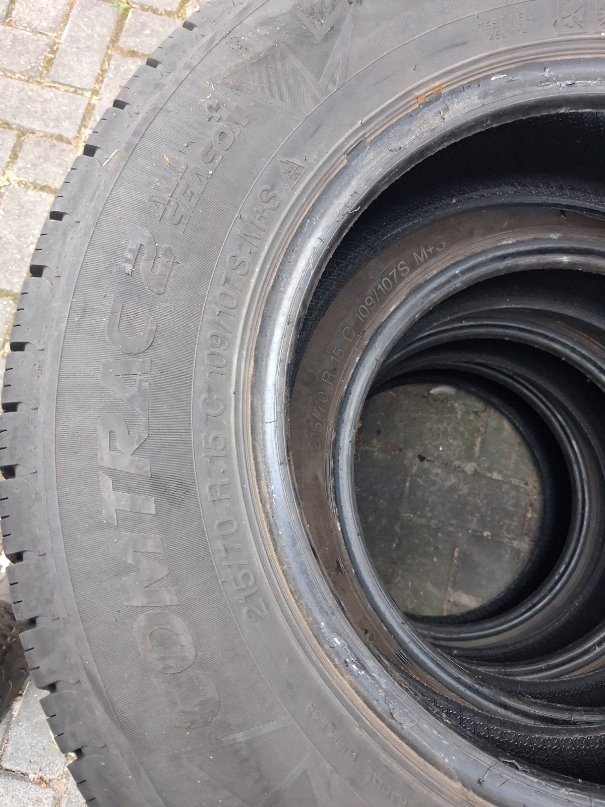 Vredestein Comtrac All Season banden 215/70 R15 C, Auto-onderdelen, 15 inch, Ophalen of Verzenden, All Season, Band(en)
