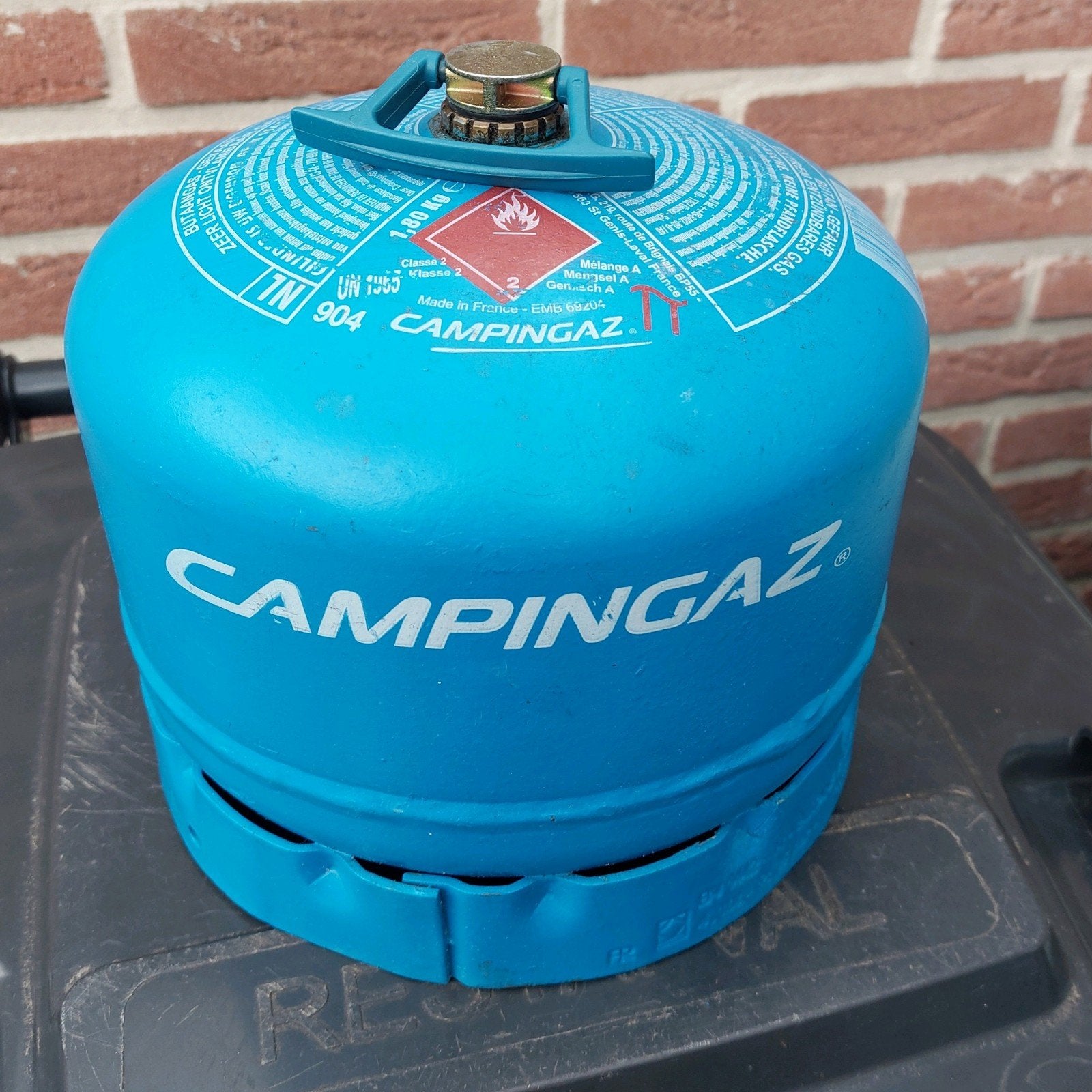 campingaz gasfles type 904. Leeg., Ophalen of Verzenden, Zo goed als nieuw