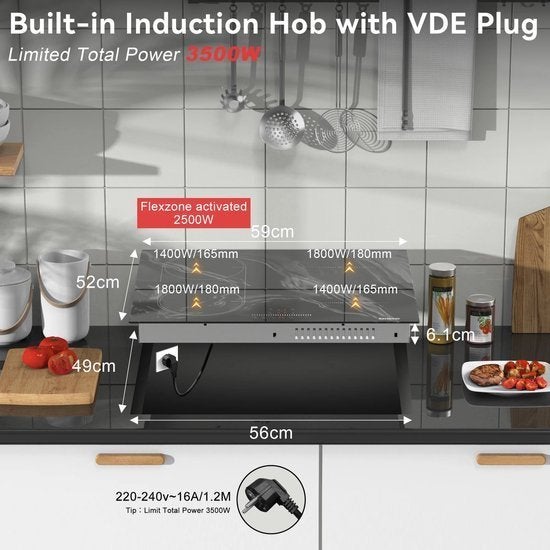Inductie kookplaat - Induction Hob - Induction Cook Top - In, Corvance B.V., Verzenden, Nieuw, Corvancebol@gmail.com