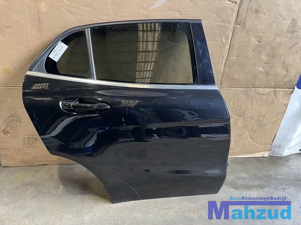 MERCEDES GLA X156 Zwart rechts achter deur portier 2013-2020, Gebruikt, Mercedes-Benz AG, Deur, Mercedes-Benz