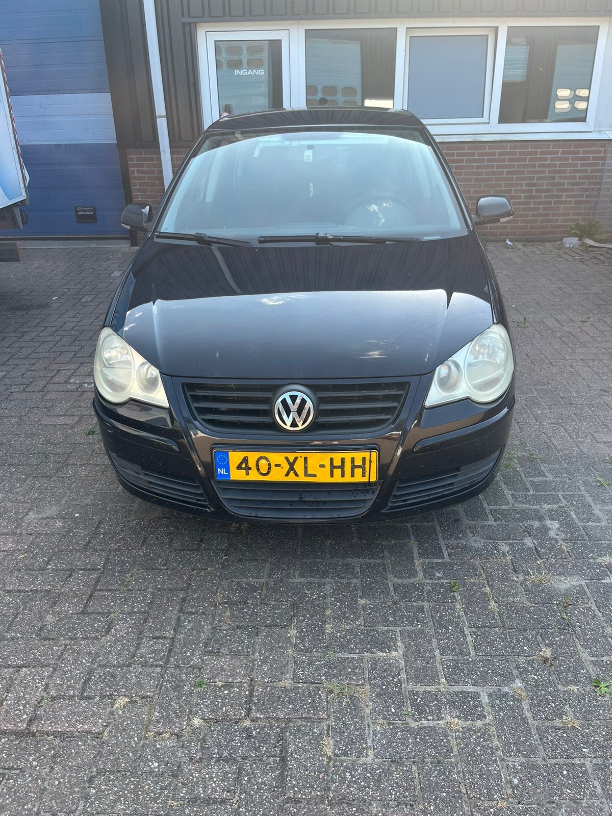 Volkswagen Polo 1.4 16V 59KW 2007 Zwart, Auto's, Volkswagen, Voorwielaandrijving, 40 €/maand, 4 cilinders, Zwart