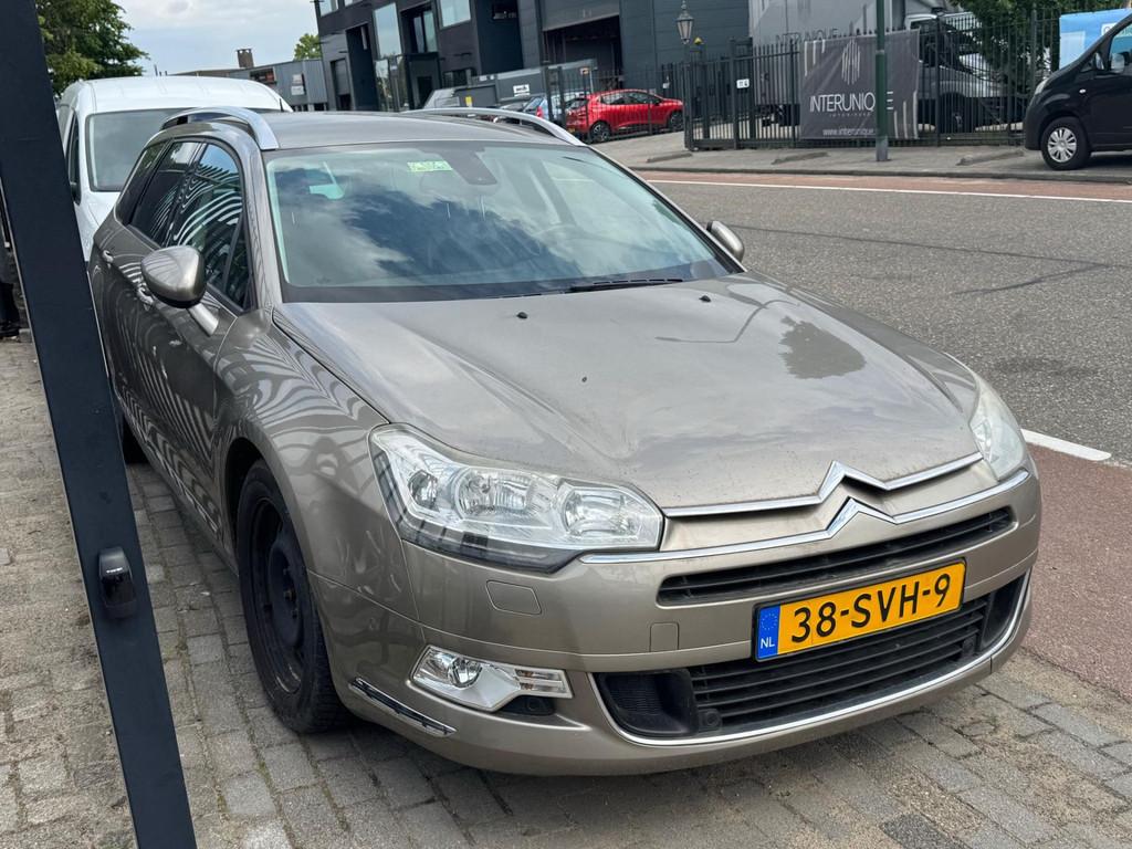 Citroen C5 Tourer 1.6 THP Business MOTOR NIET 100%, Auto's, Citroën, Euro 5, Gebruikt, Parkeersensor, Leder en Stof