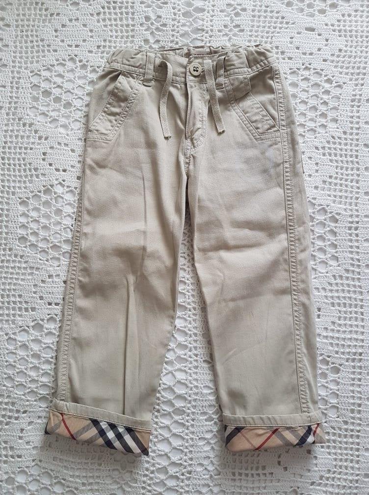 Burberry broek beige 98, Verzenden, Zo goed als nieuw, Jongen of Meisje, Broek
