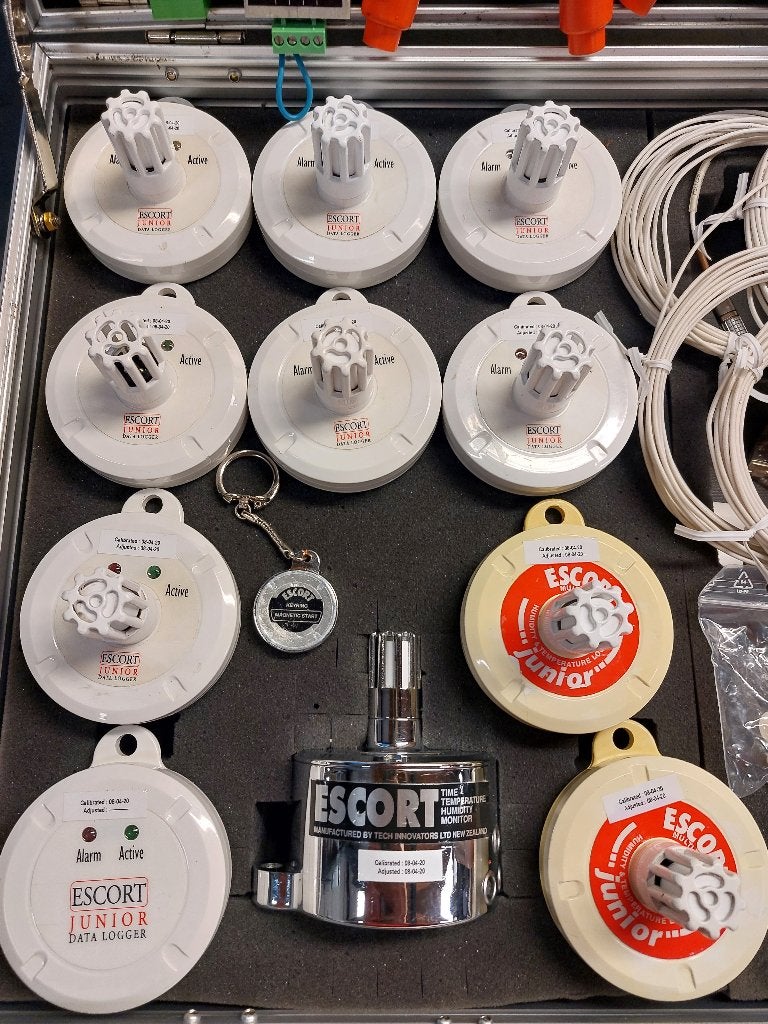 10x escort junior data loggers ej-hs-b-8, Gebruikt, ., Ophalen of Verzenden, .