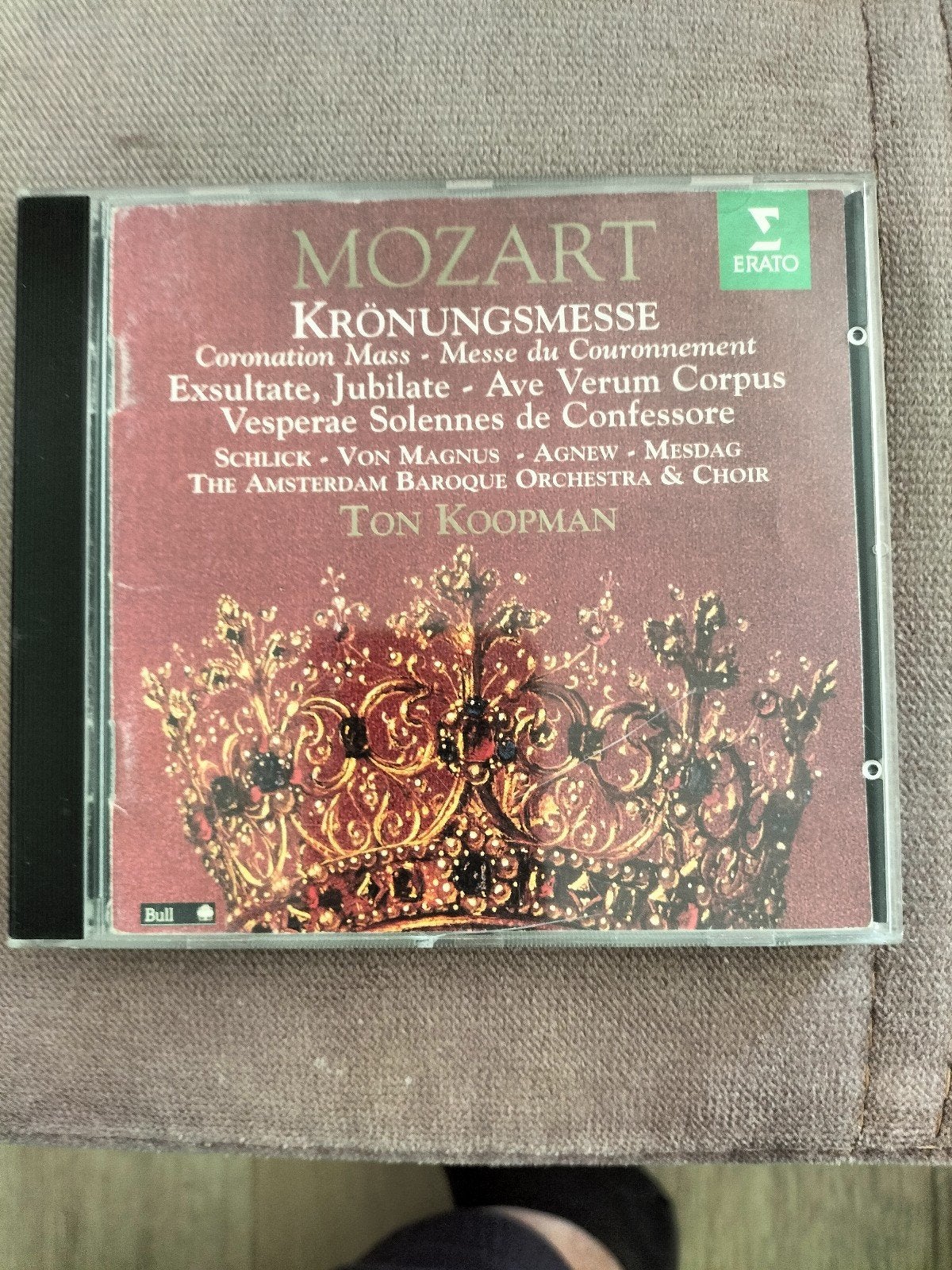 Mozart Krönungsmesse The Amsterdam Baroque Orchestra & Cho, Verzenden, Mozart, Zo goed als nieuw, Classicisme