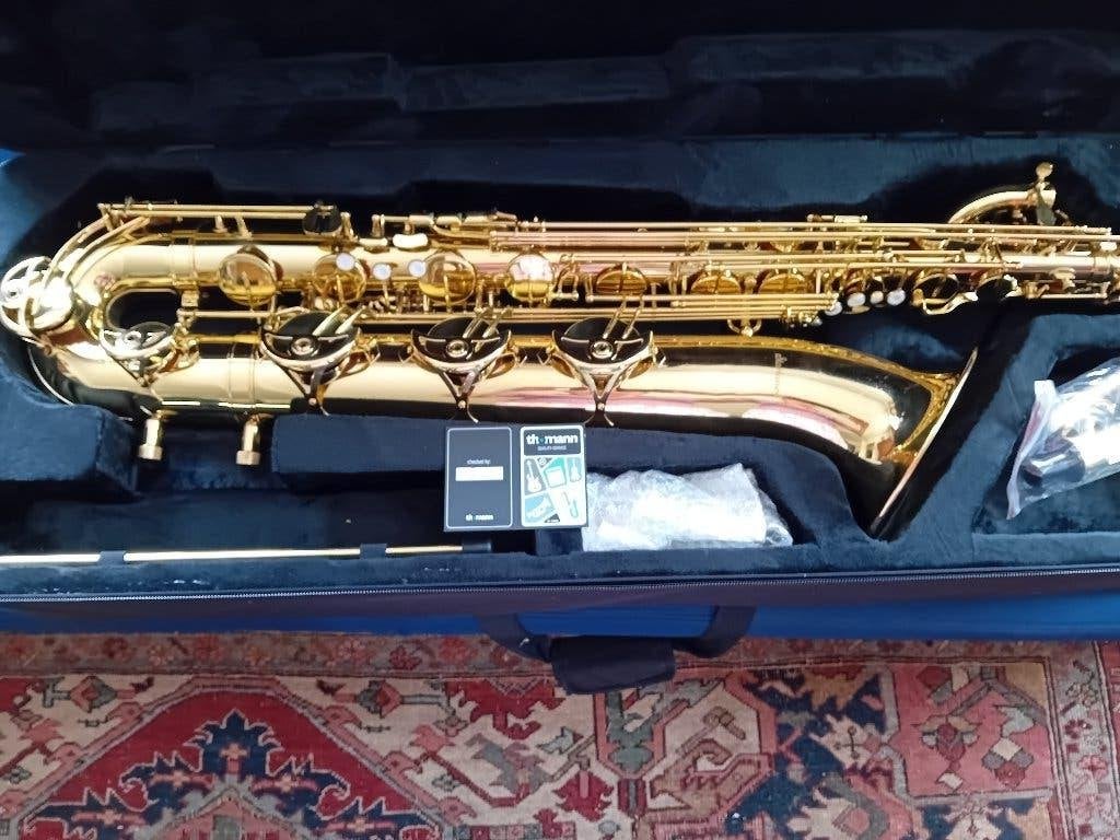 Baritonsaxofoon, Muziek en Instrumenten, Ophalen, Nieuw, Bariton, Met koffer