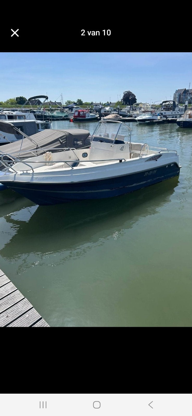 Nette Uttern S64 Exclusive Consoleboot met Trailer, Overige merken, Binnenboordmotor, Ophalen of Verzenden, Zo goed als nieuw