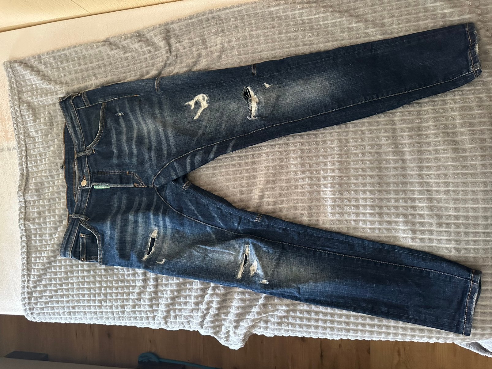 Dsquared 2 Jeans, Ophalen of Verzenden, Zo goed als nieuw, Blauw, W33 - W34 (confectie 48/50)