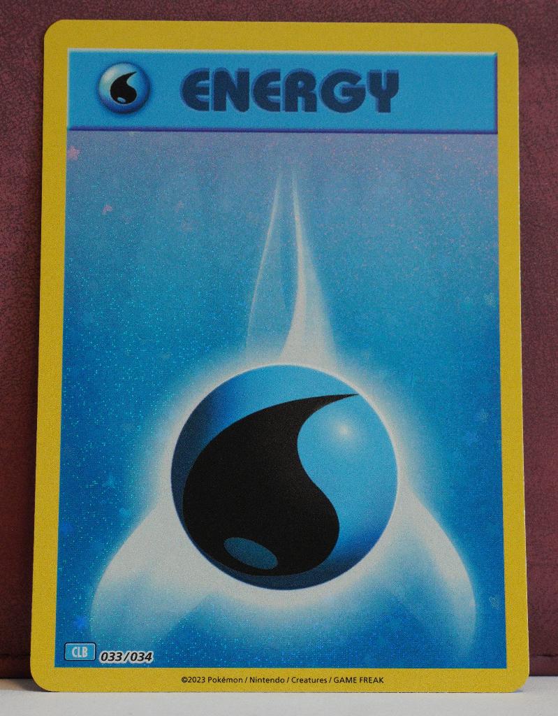 Water Energy Holo 033-034 Blastoise & Suicune EX Deck, Verzenden, Nieuw, Losse kaart