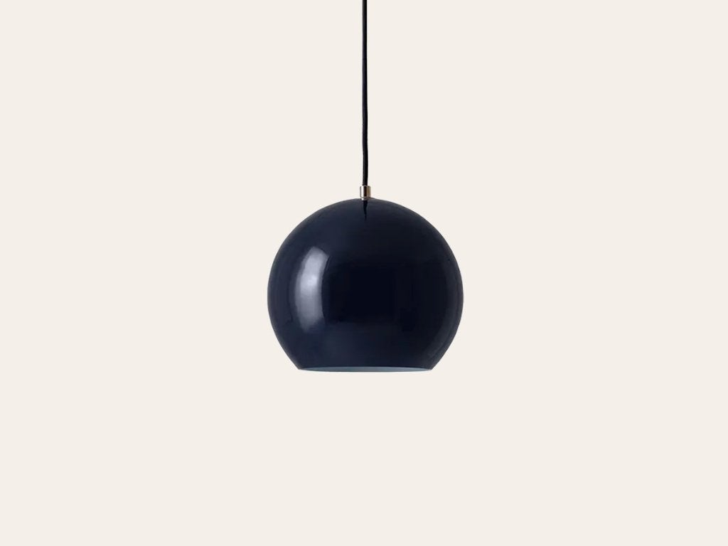 &Tradition Topan Hanglamp – donkerblauw | Verner Panton