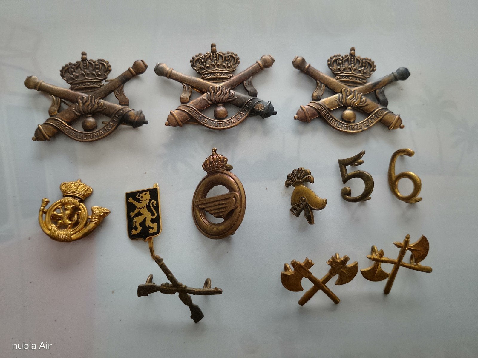 Belgische emblemen, Ophalen, Landmacht, Overige gebieden, Embleem of Badge