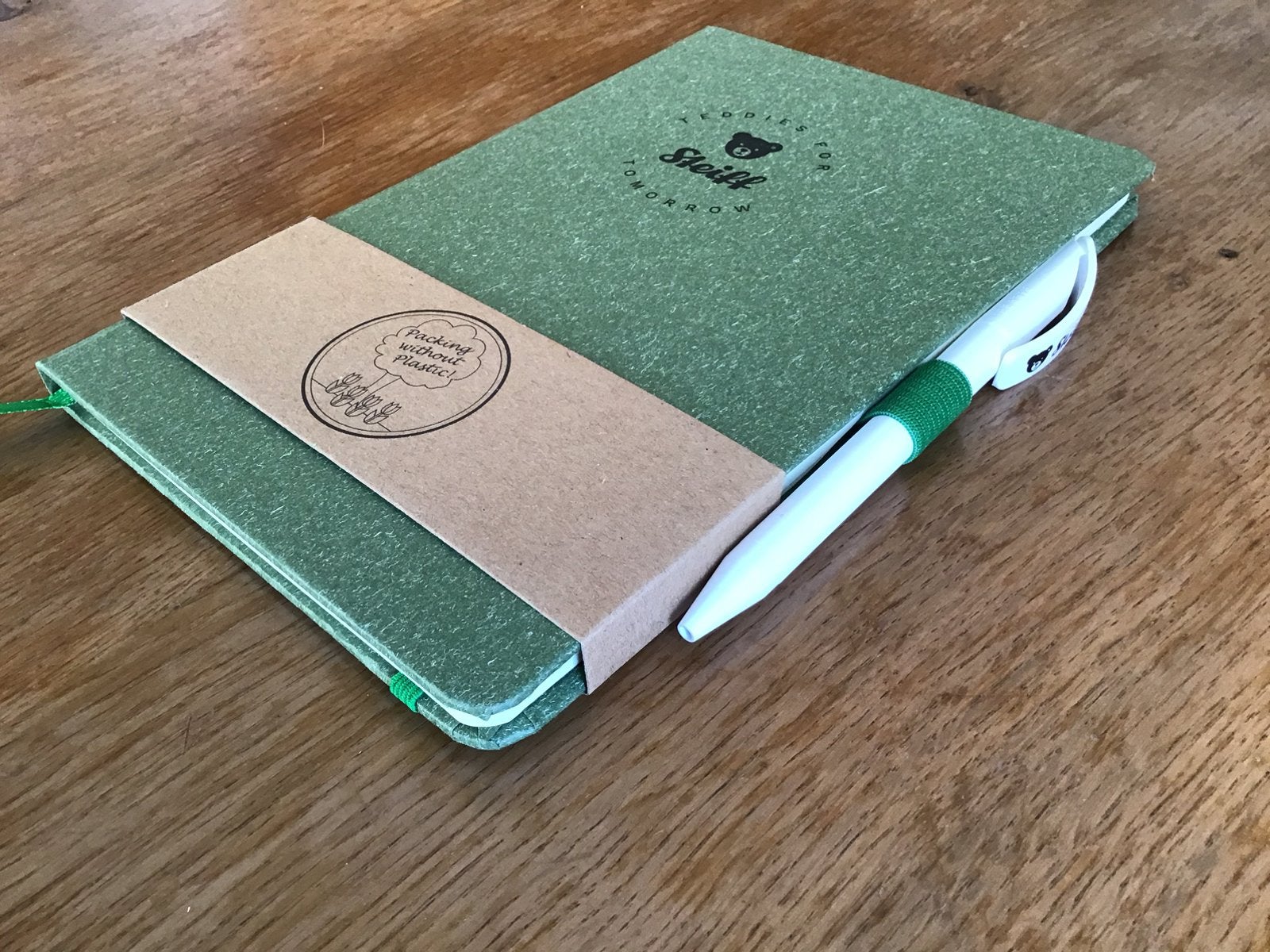 A5 Hardcover notitieboek schrift Steiff + pen, Ophalen of Verzenden, Overige typen, Steiff