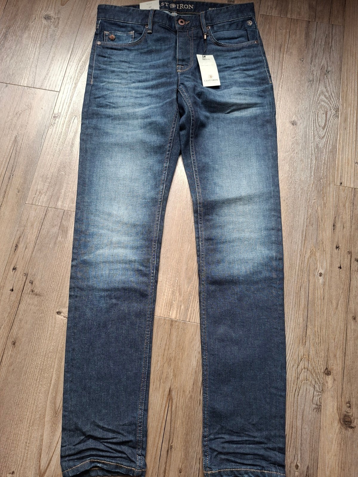 CAST IRON Riser slimfit jeans W31 L34, Blauw, Nieuw, W32 (confectie 46) of kleiner, Ophalen of Verzenden