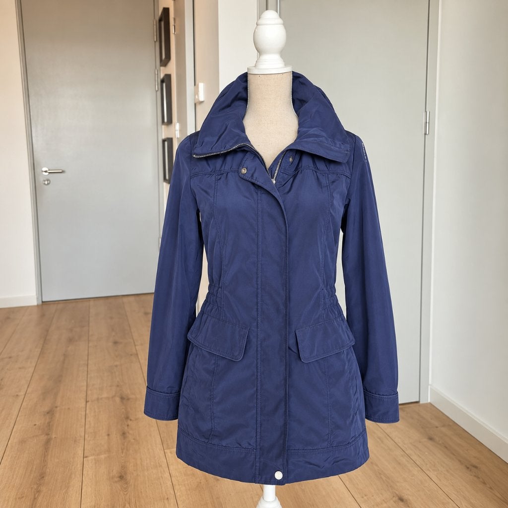 GEOX Respira dames parka donkerblauw maat XXS/34, Geox, Blauw, Ophalen of Verzenden, Zo goed als nieuw