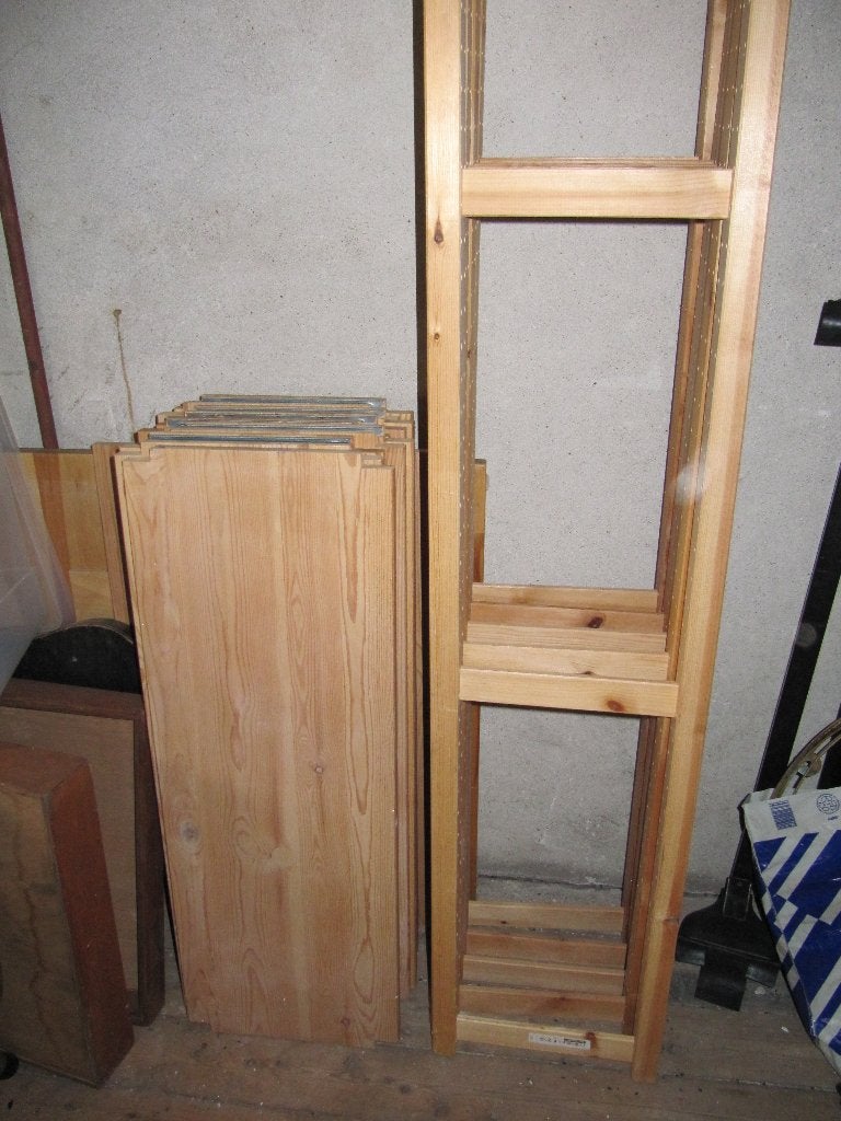 steling kast/boekenrek houten, Huis en Inrichting, Ophalen, Gebruikt