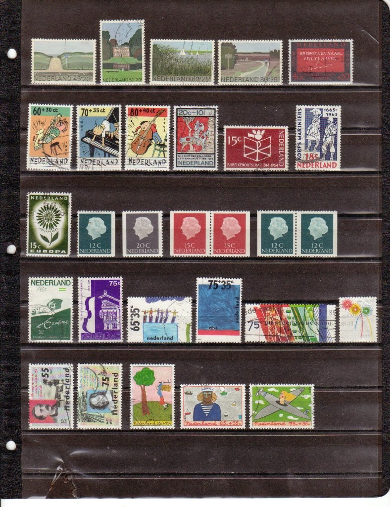 Nederland leuk restantje11 Gestempeld, Ophalen of Verzenden, Na 1940, Gestempeld