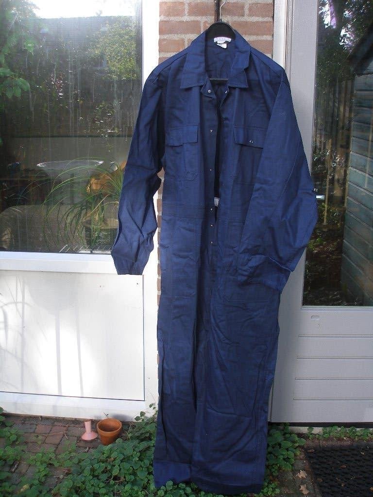 Werkoverall, blauw, ongedragen, maat 58, Dames, Overall, Nieuw, Ophalen of Verzenden
