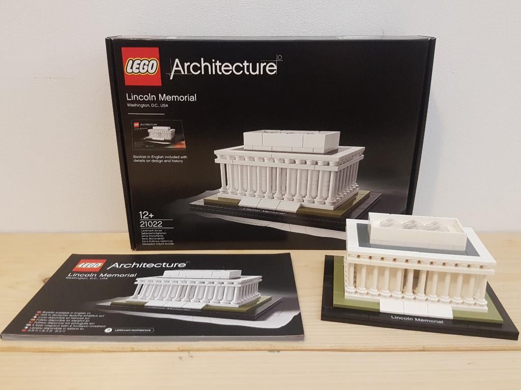 Lego Architecture 21022 Lincoln Memorial, Compleet, Lego, Architecture, Ophalen of Verzenden