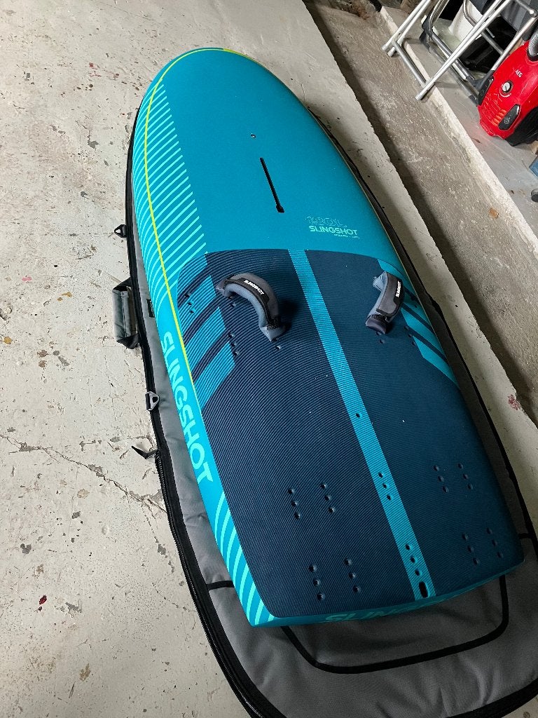 Slingschot foilboard, Watersport en Boten, Wingsurfen, Ophalen, Zo goed als nieuw, Wingsurf-hydrofoil