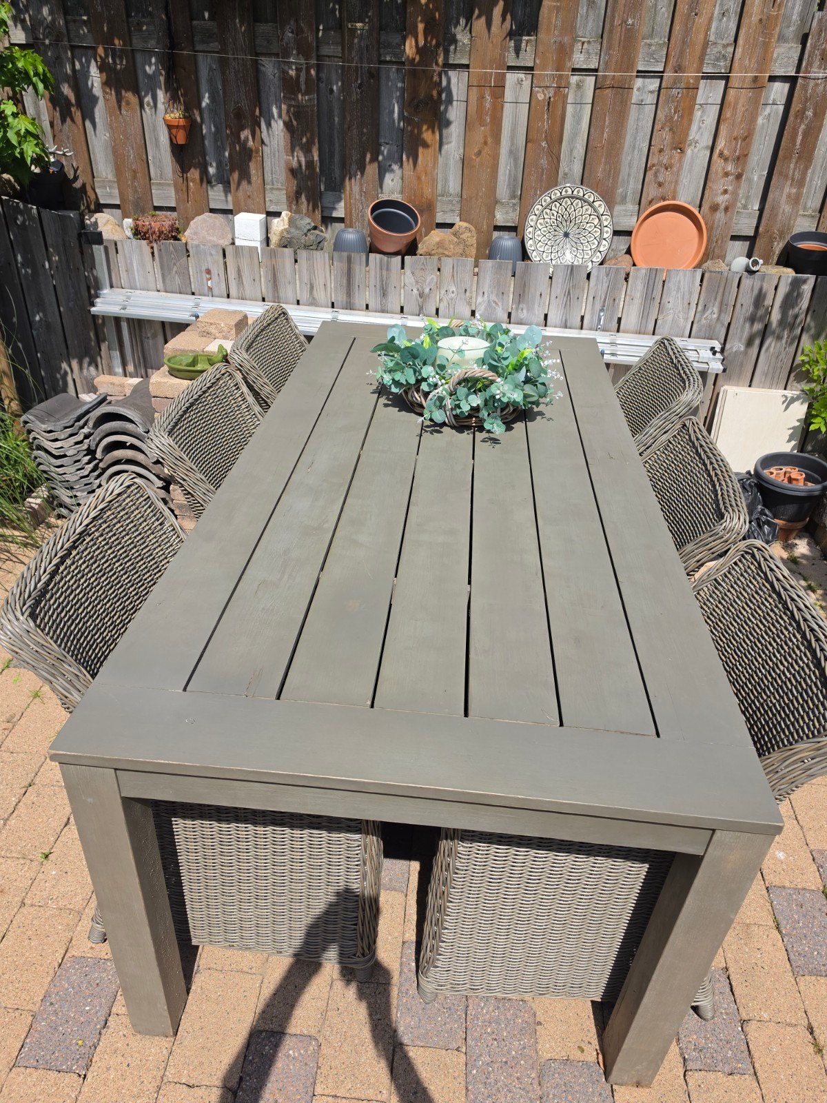 Tuinset royal patio, Ophalen, Wicker