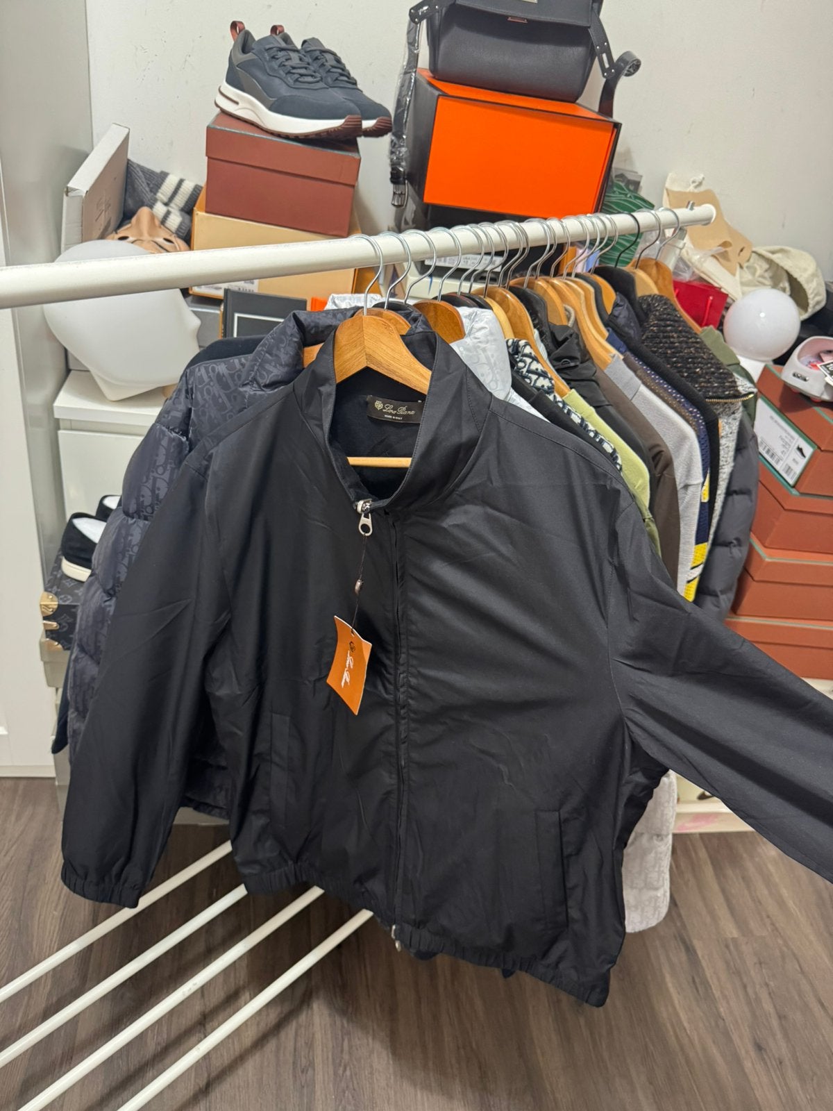 Loro Piana Windmate Bomber zwart, Ophalen of Verzenden, Nieuw
