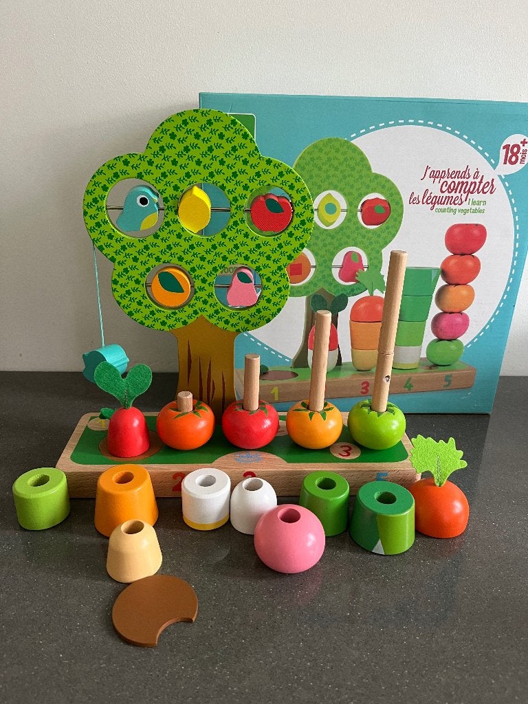 Prachtig stapel-tel-spel voor peuters(merk Vilac), Ophalen of Verzenden, Nieuw, Rekenen