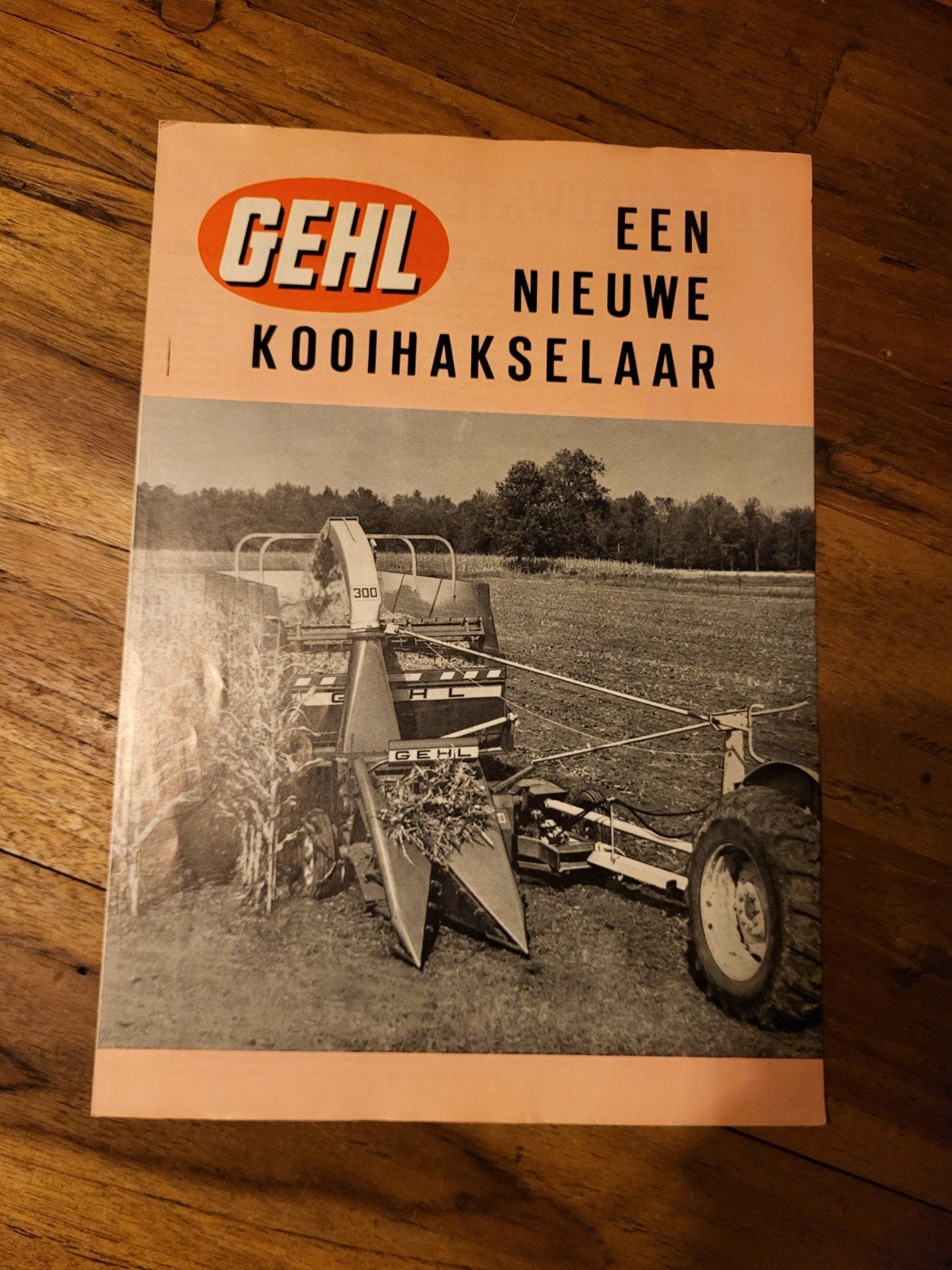 tractor folder GEHL nieuwe kooihakselaar, Ophalen of Verzenden